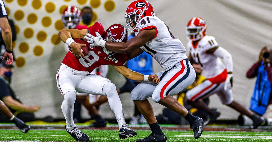 Georgia linebacker Channing Tindall declares for 2022 NFL Draft