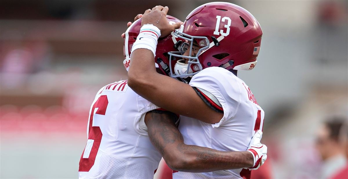 Dolphins' Tua Tagovailoa and Alabama's DeVonta Smith could reunite