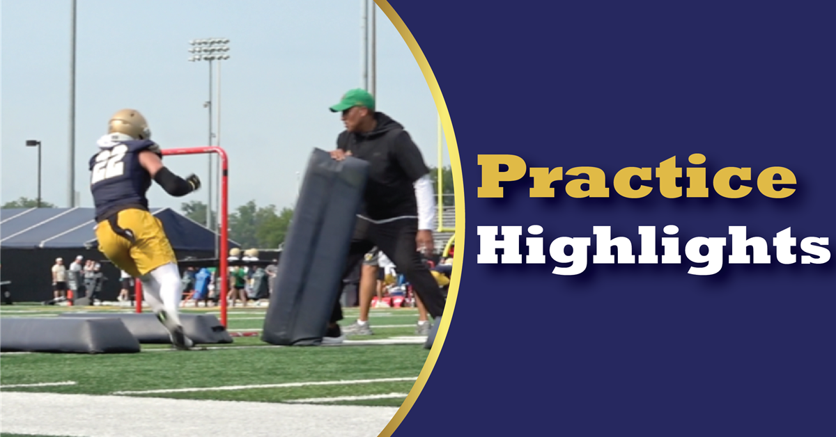 Notre Dame Practice Highlights - August 7, 2026