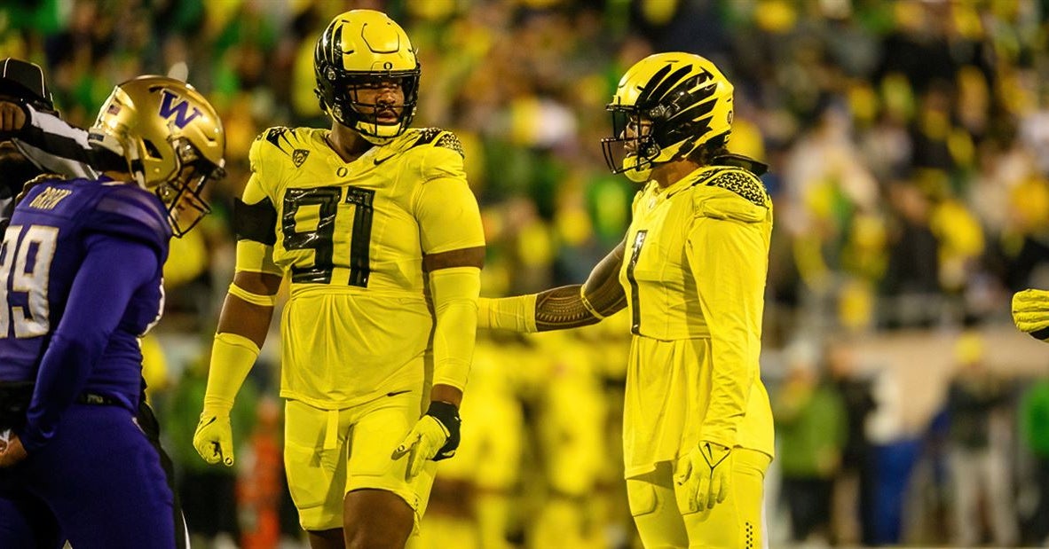 Former Oregon DL Jordon Riley drafted in seventh round by New York Giants