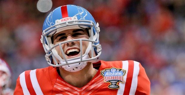 WATCH: Ole Miss QB Chad Kelly shows that he can throw a ball extremely far  