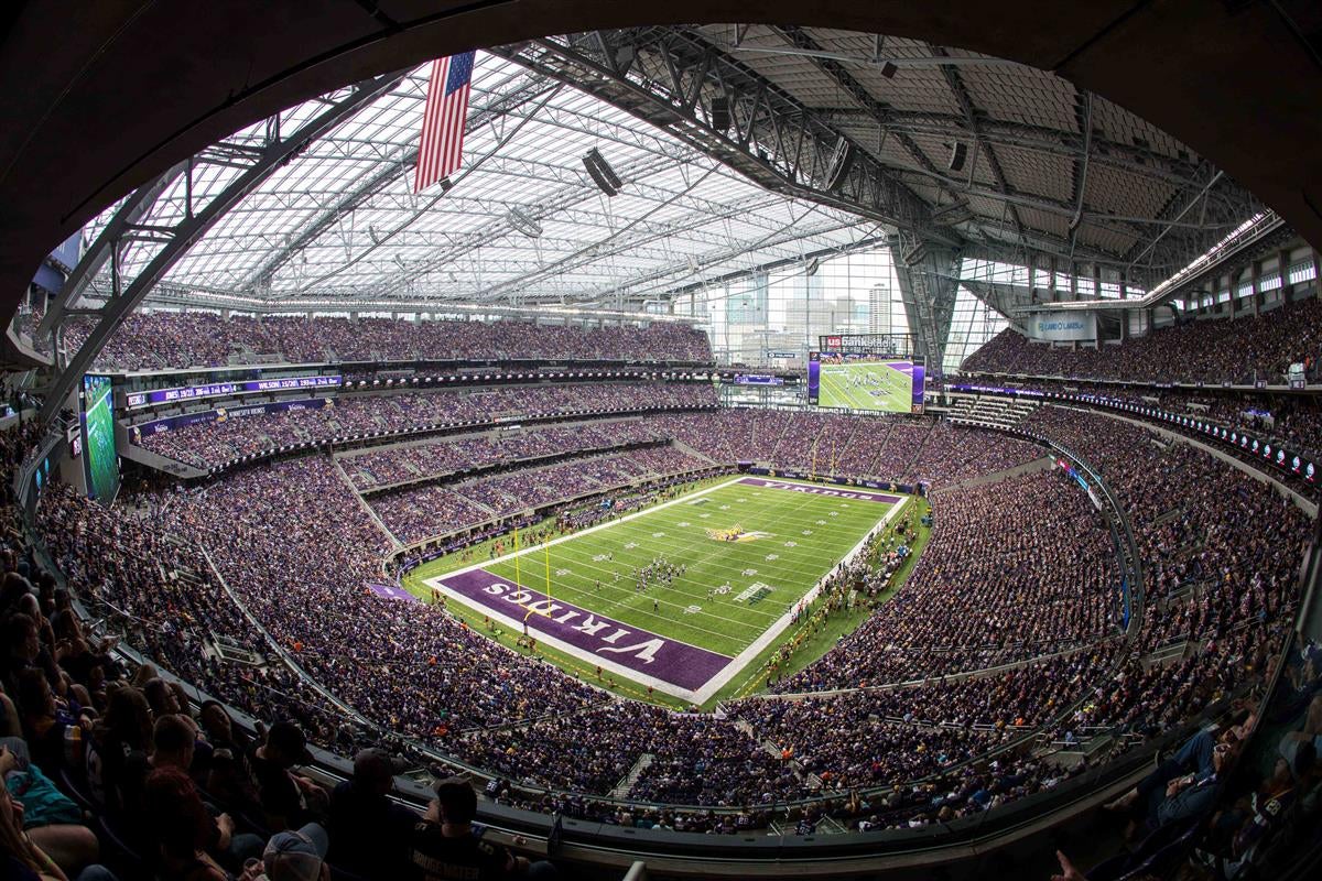 Baseball in a football stadium, U.S. Bank Stadium edition