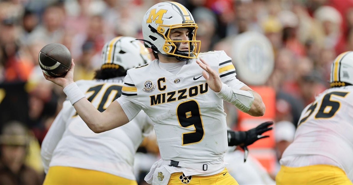 Image for Sources: Virginia Is Hosting Former Missouri Quarterback Beau Pribula