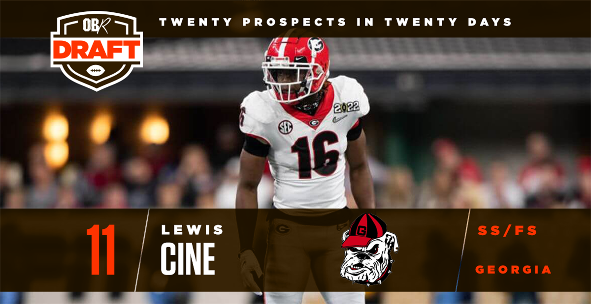 S Lewis Cine (Georgia) Runs a 4.37 40-Yard Dash at the 2022 Combine