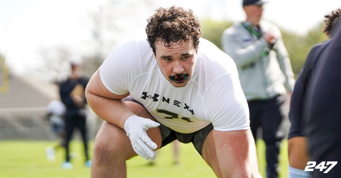 Codey Taylor 2026 OL Cody Taylor impressed with Virginia Tech environment on Saturday