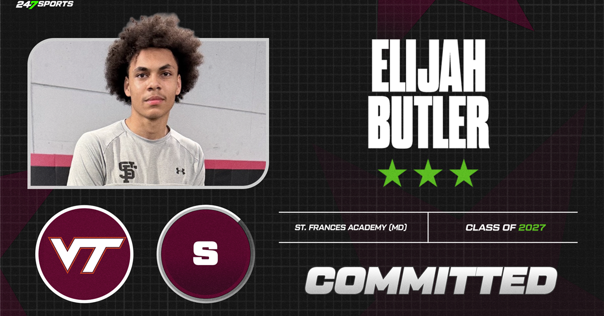 Virginia Tech lands another from powerhouse St. Frances as safety Elijah Butler breaks down commitment