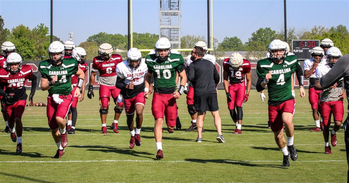 Gamecocks return to the field of practice