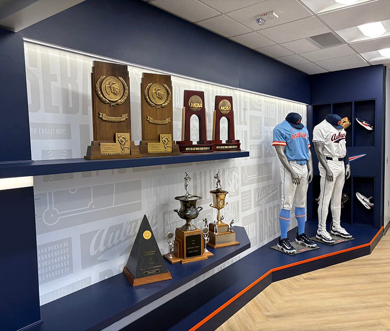 IN PHOTOS: A look at Auburn baseball's new team, office space