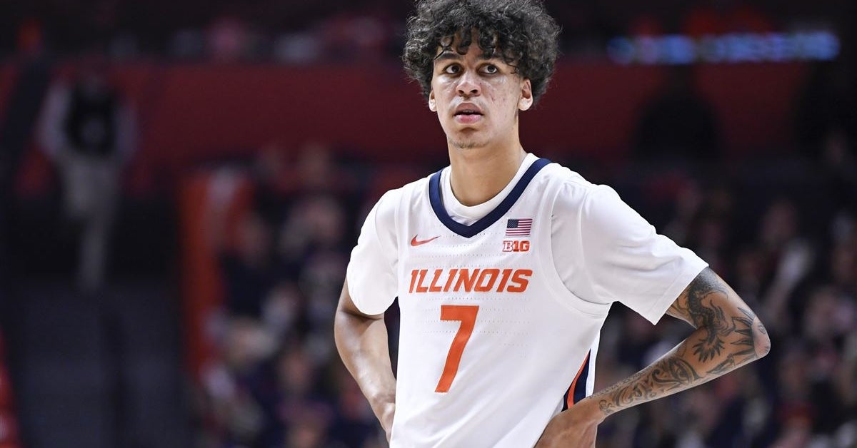 Will Riley Nba Illini wing Will Riley declares for 2025 NBA Draft