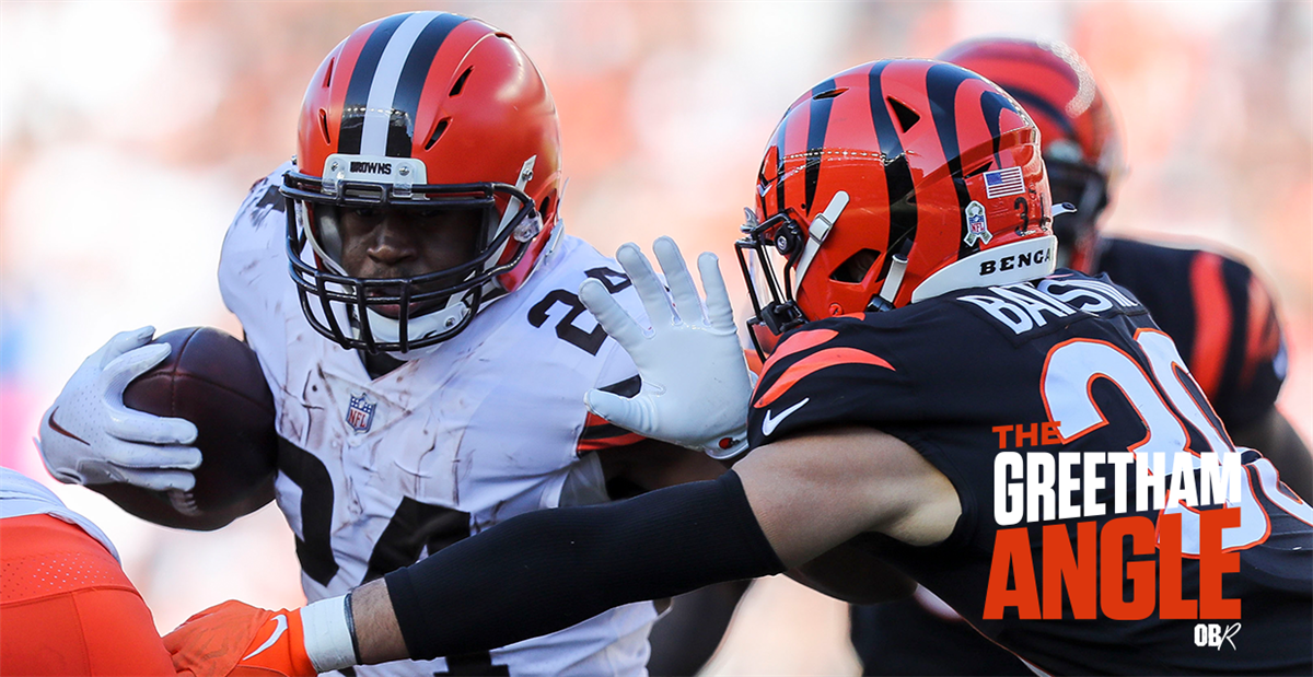 Chubb runs for 2 scores as Browns blast Bengals