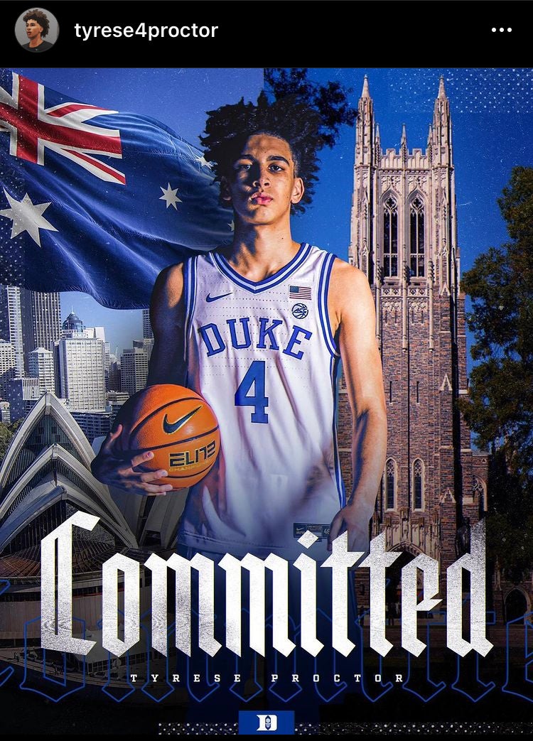 Tyrese Proctor commits to Duke