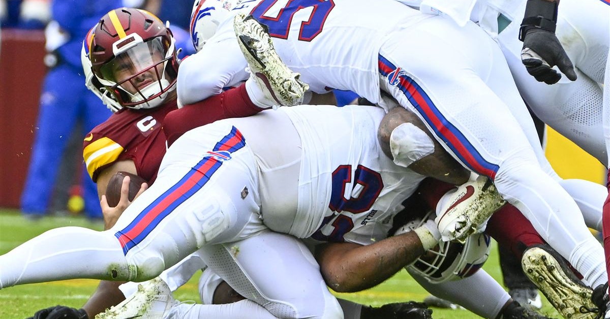 Sam Howell receives support of Ron Rivera after four interceptions ...