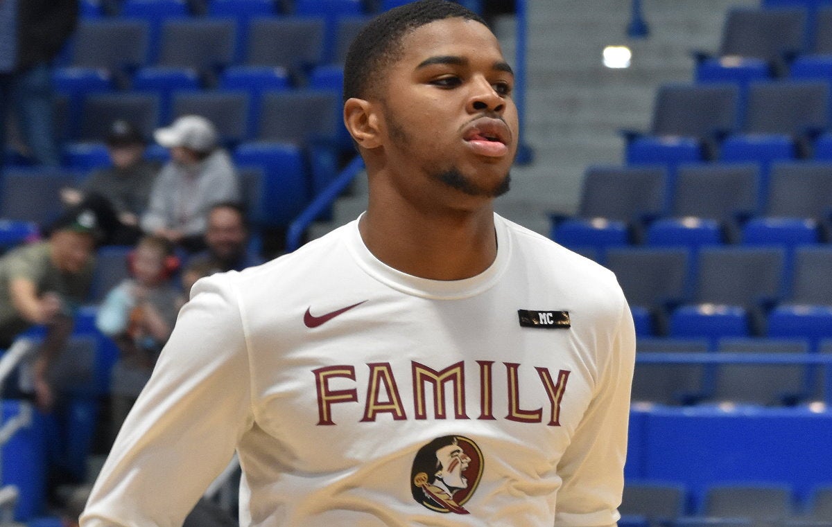 FSU basketball honors Phil Cofer's father with MC patches, pins