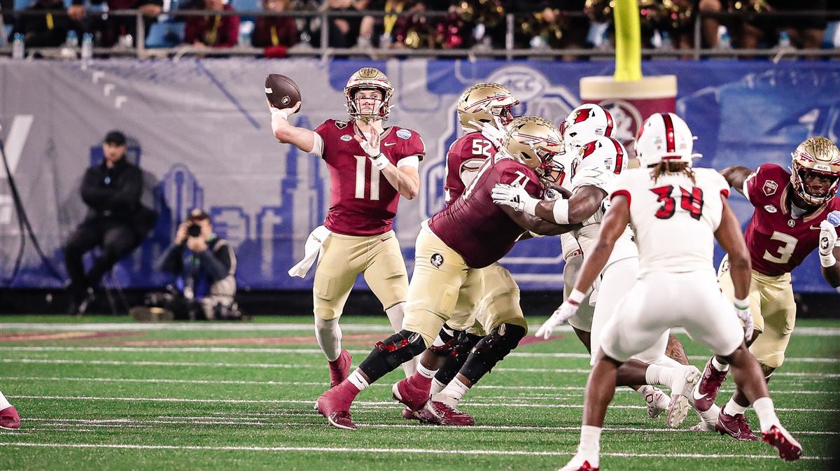 FSU Football Log of Brock Glenn's throws in ACC Championship win over