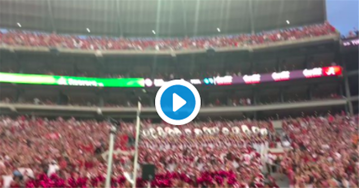 Watch Alabama fans sing Rammer Jammer after Tennessee blowout