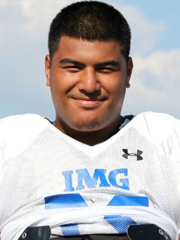 Daniel Faalele, IMG Academy, Offensive Tackle