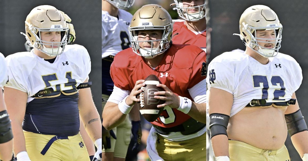 Notre Dame’s Marcus Freeman Close to Naming Starting OL, Riley Leonard ...