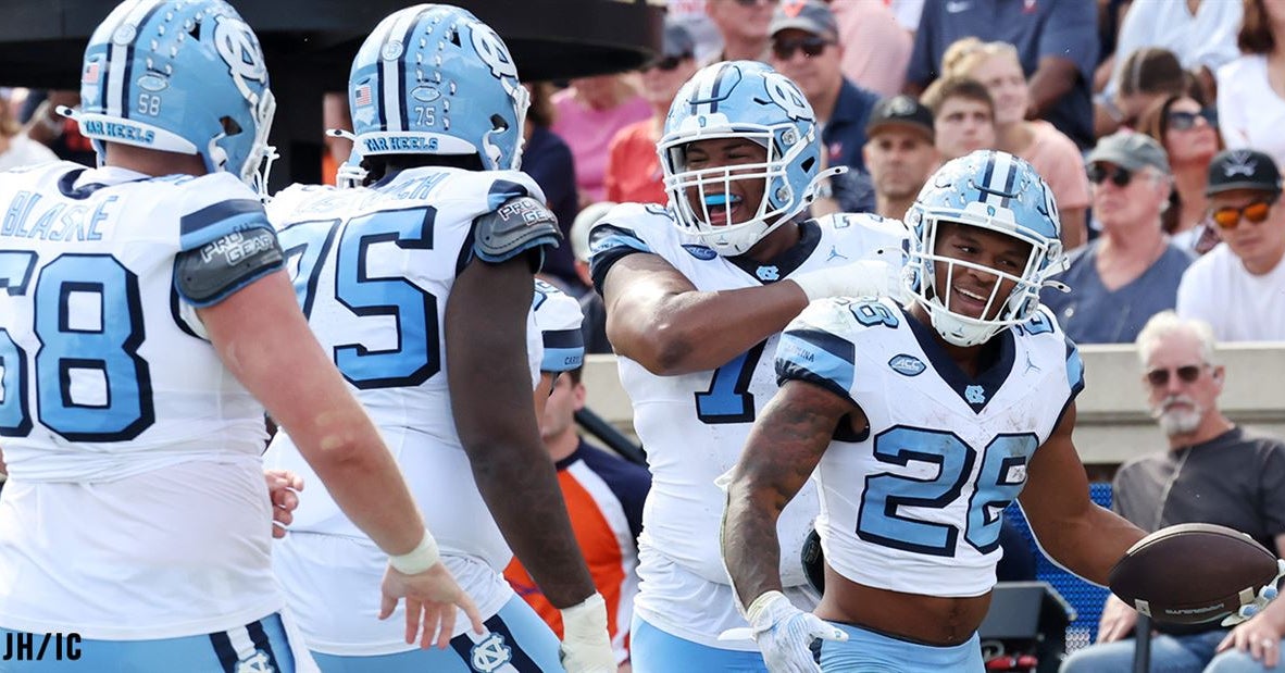 UNC Football Smashes Reset Button, Routs Virginia Cavaliers In Charlottesville