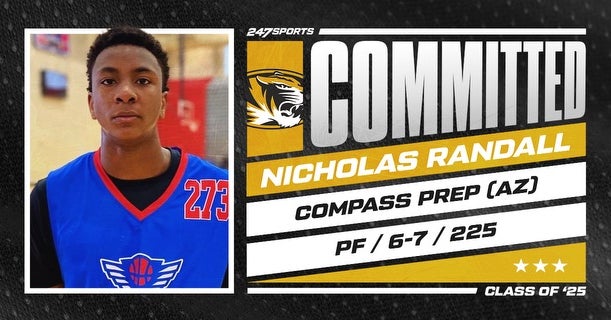 Mizzou earns commitment from 2025 three-star forward Nicholas Randall