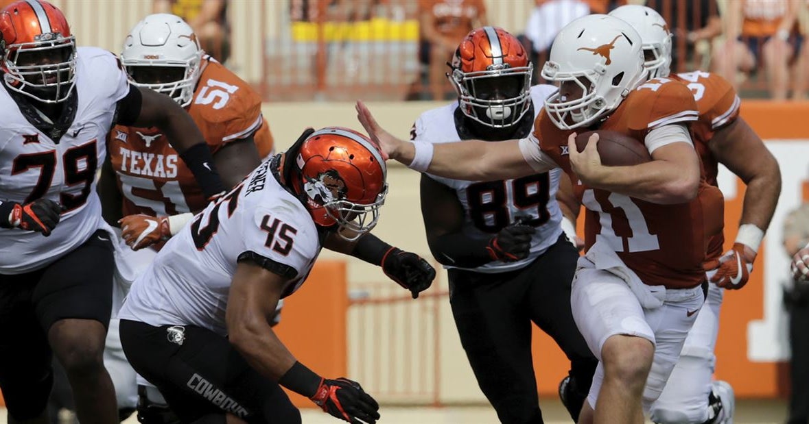 Texas, Oklahoma State to kick off in prime time after open date