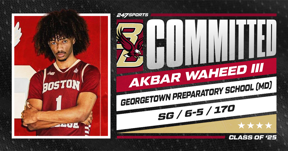 Boston College basketball lands 4-star shooting guard Akbar Waheed Boston College basketball lands 4-star shooting guard Akbar Waheed