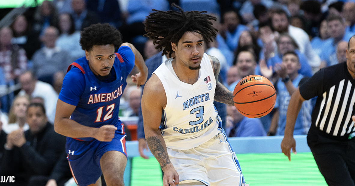 North Carolina Hits the Gas, Races Past American, 107-55 North Carolina Hits the Gas, Races Past American, 107-55