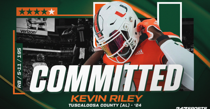 BREAKING: Top247 RB Kevin Riley commits to Miami