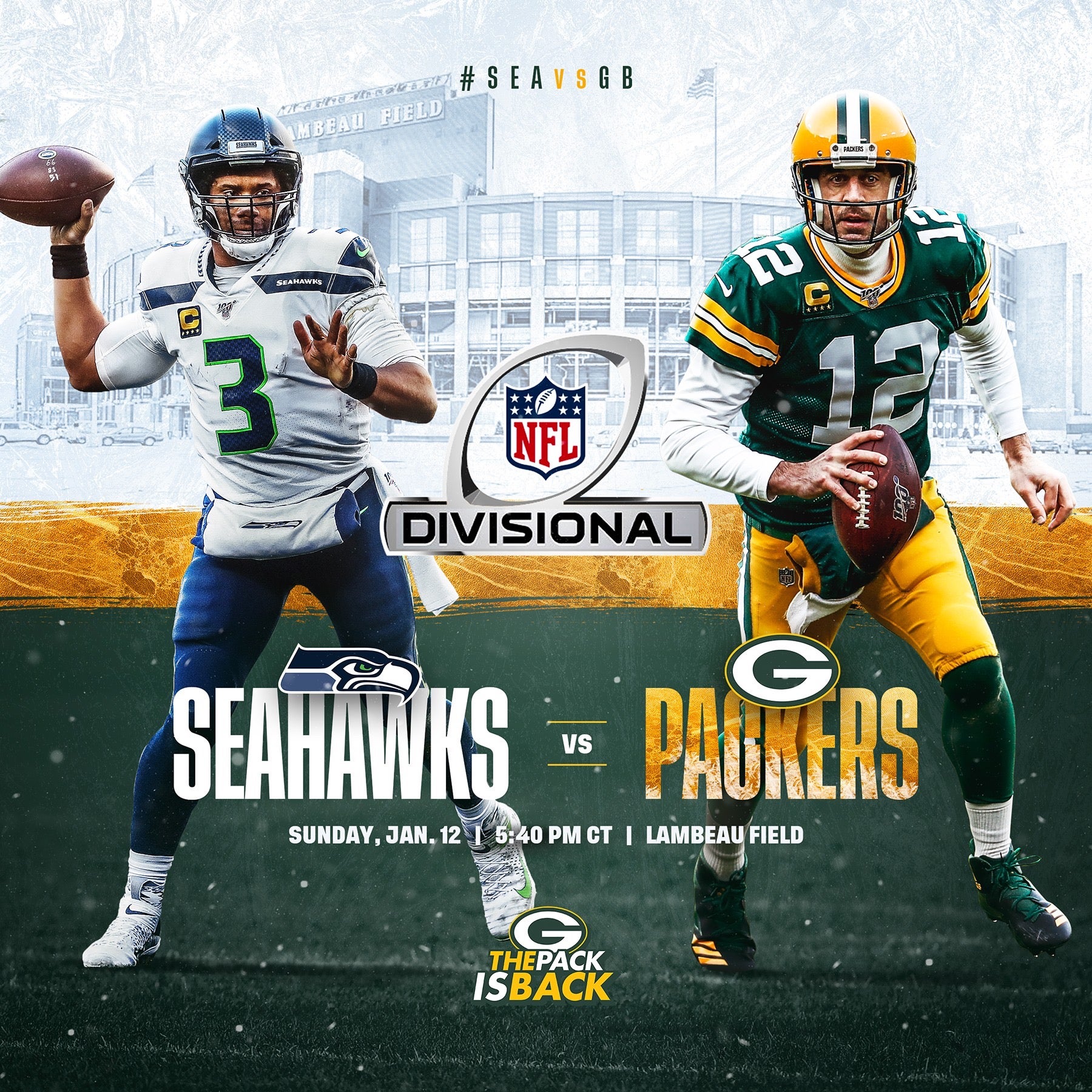 Seahawks Vs Green Bay Packers Game Day