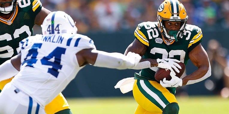 Rookie tailback nearing return from injury to reinforce Packers' already  potent rushing attack