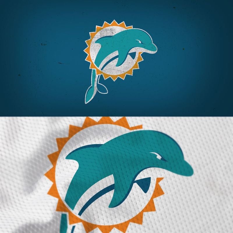 Miami Dolphins  Rebranding Concept on Behance