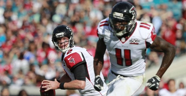 Atlanta Falcons' Julio Jones, Devonta Freeman held from practice