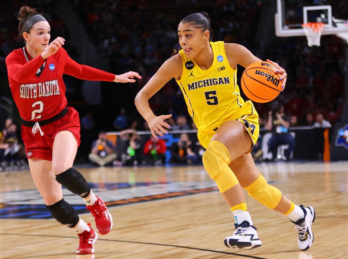 Valiant University of Michigan Women's Basketball Yellow #5 Laila