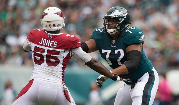 Report: Eagles' Jason Peters to move to right guard, Jordan Mailata to  return to left tackle 