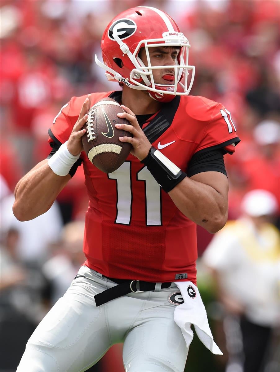 Greyson Lambert Georgia Bulldogs #11 (No Name) NCAA Jersey - Red