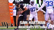 Wake Forest QB Sam Hartman Shows Out Against Duke