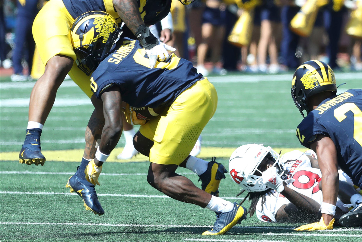 John Harbaugh enjoys sideline view of UM play-calling