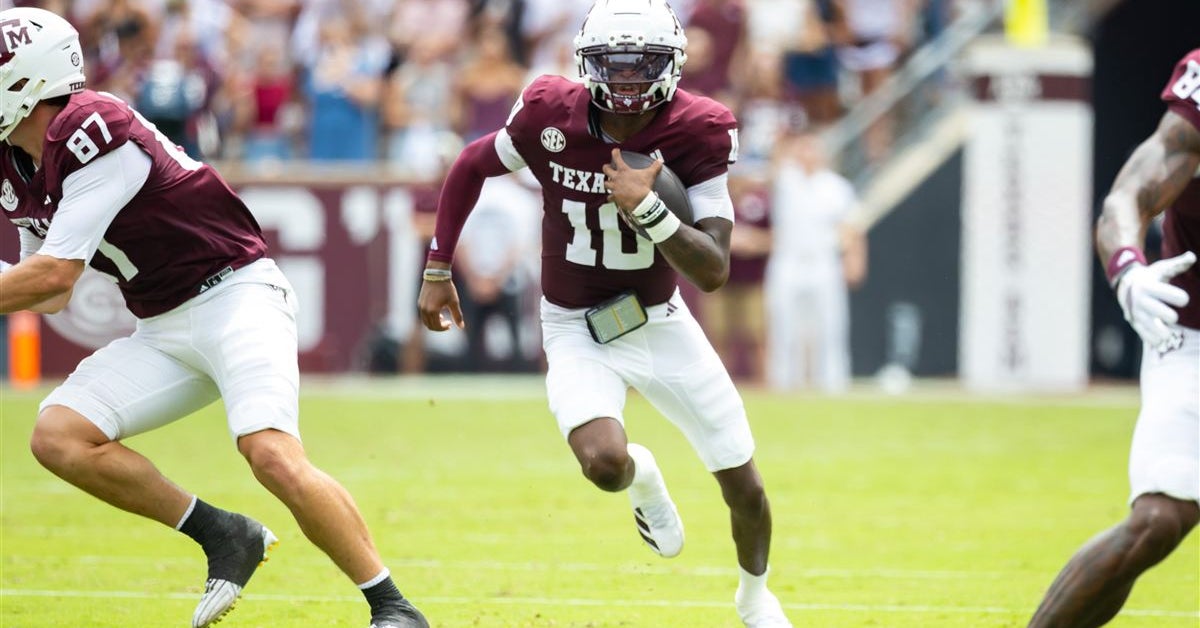 Texas A&M coach Mike Elko gives injury updates on QB Marcel Reed, OL ...