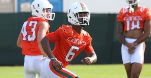 PHOTOS: Miami's Freshmen On The First Day of Fall Camp PHOTOS: Miami's Freshmen On The First Day of Fall Camp
