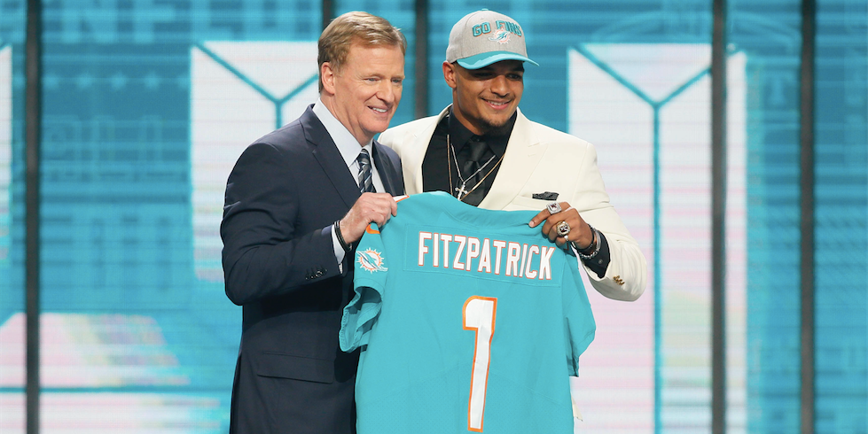 Minkah Fitzpatrick Miami Dolphins Nike Legend Jersey - Aqua