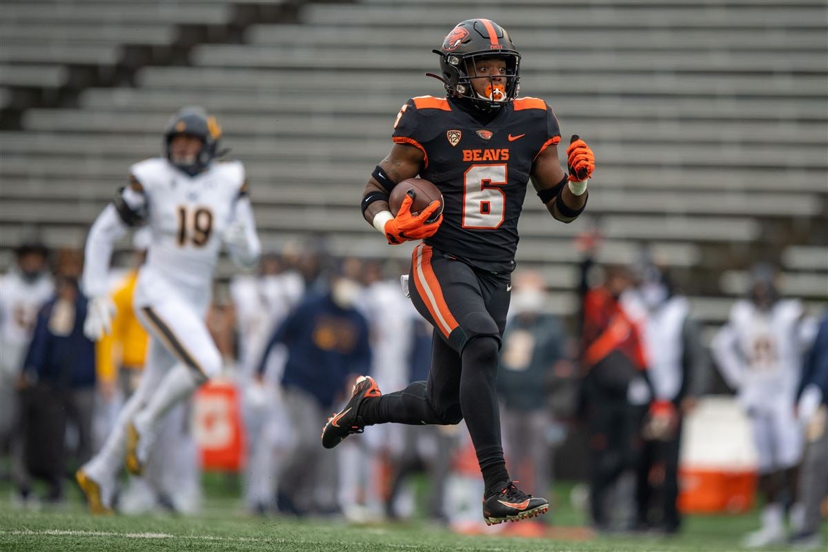 Report: Oregon State Star RB Jermar Jefferson Ruled Out Against Utah