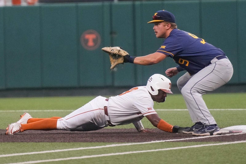 WVU baseball swept by Texas, still clinch regular season title, Baseball