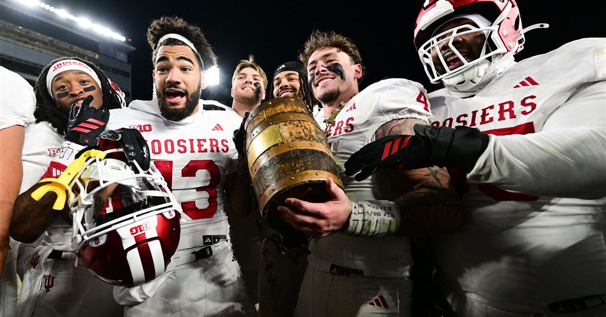 Indiana ranked No. 2 in latest College Football Playoff rankings ahead ...