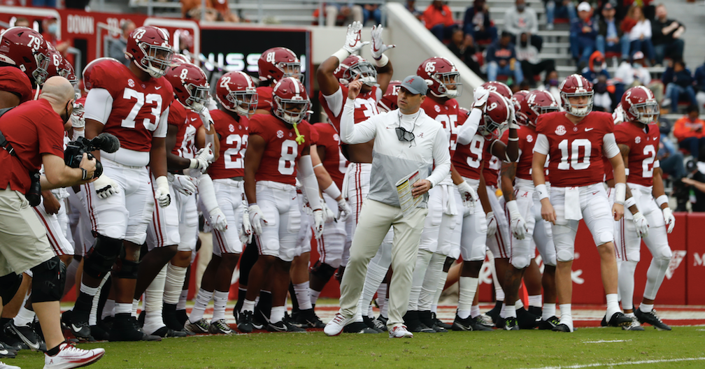 Alabama OC Steve Sarkisian wins 2020 Broyles Award