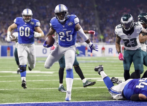 Lions' best: No. 8 Theo Riddick among NFL's top pass-catching RBs