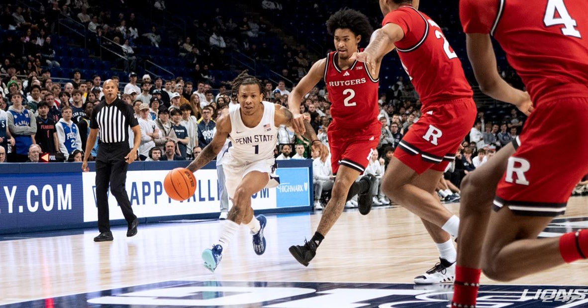 Penn State basketball snaps skid with 80-72 victory over Rutgers