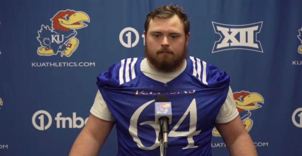 New Kansas OL Colin Grunhard talks transfer from Notre Dame