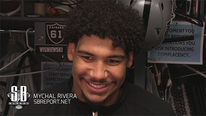 TE Mychal Rivera on NFLAM