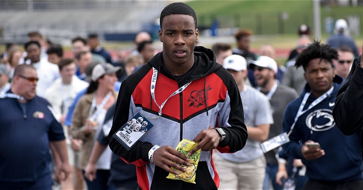 With Thornton addition, majority of top WR commits on 2021 team