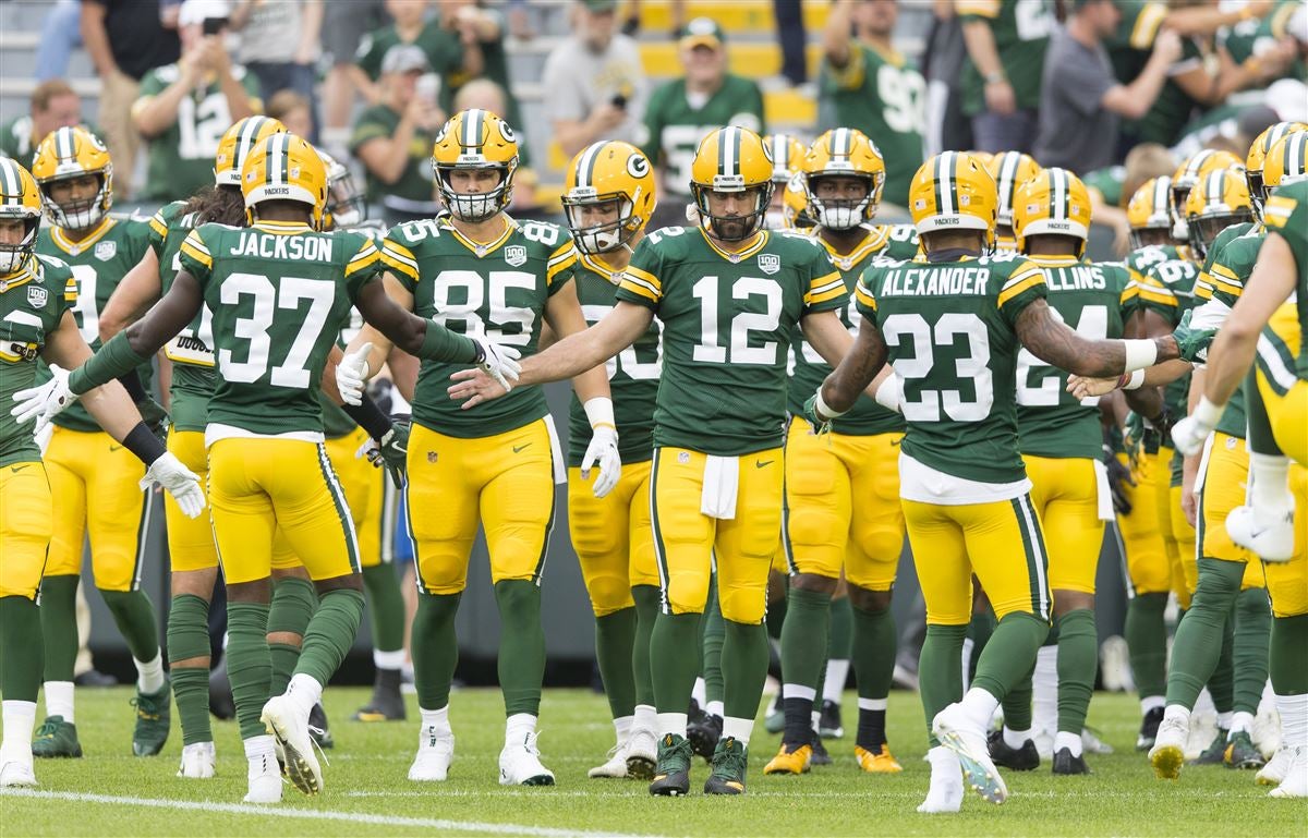Green Bay Packers home uniform ranked 