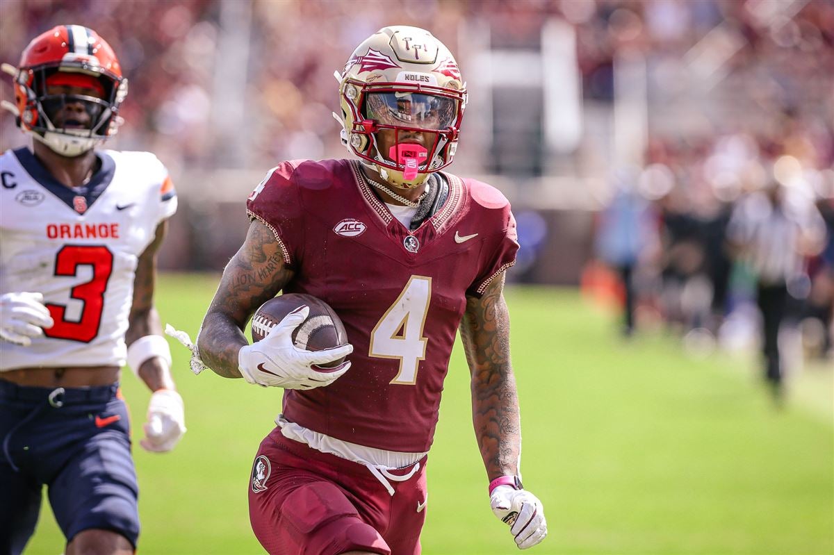 FSU wide receiver Keon Coleman has been named to the Associated Press